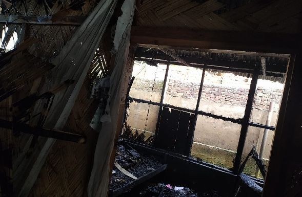 A fire broke out at Industrial Village, Razhuphe, near DC Court, Dimapur on September 17.